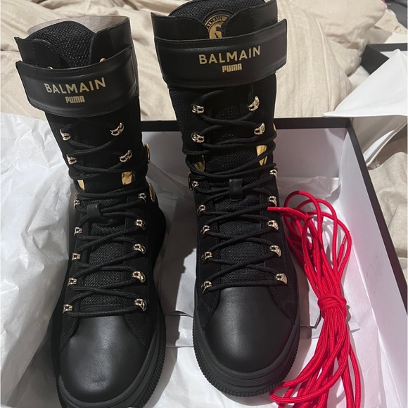 Balmain Deva Boxing Combat Sneaker Boots - Picture 8 of 14
